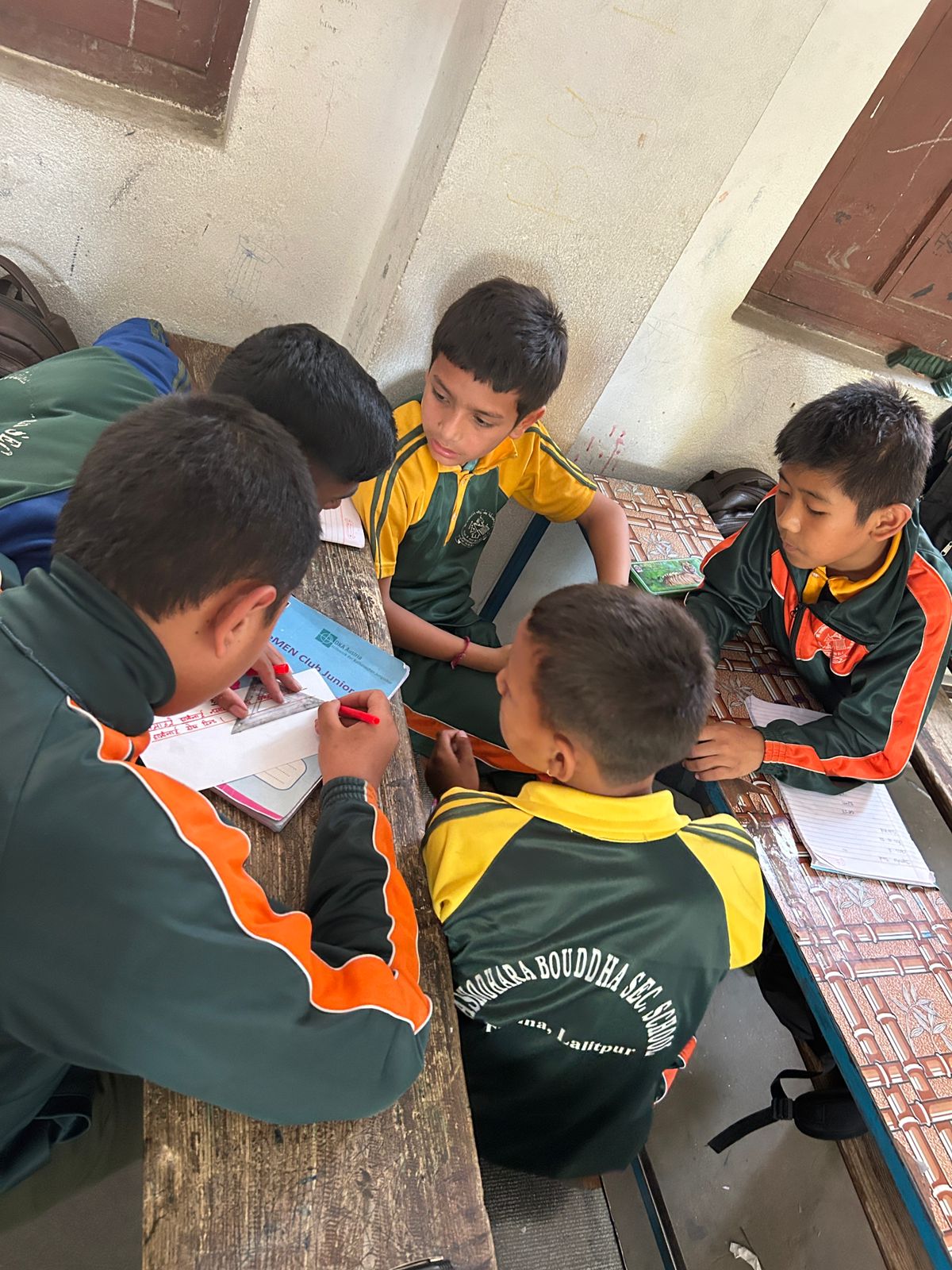 Hami DajuVai with the support from Lalitpur Metropolitan city ward no 6 implemented weMEN Club juniors project in Shree Yasodhara Bauddha Secondary School